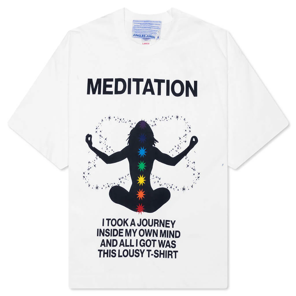 Meditation S/S Tee - White