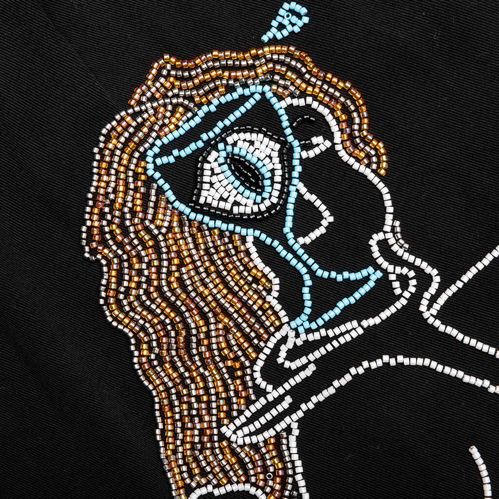 Slow Down Beaded Short - Black - Image 4