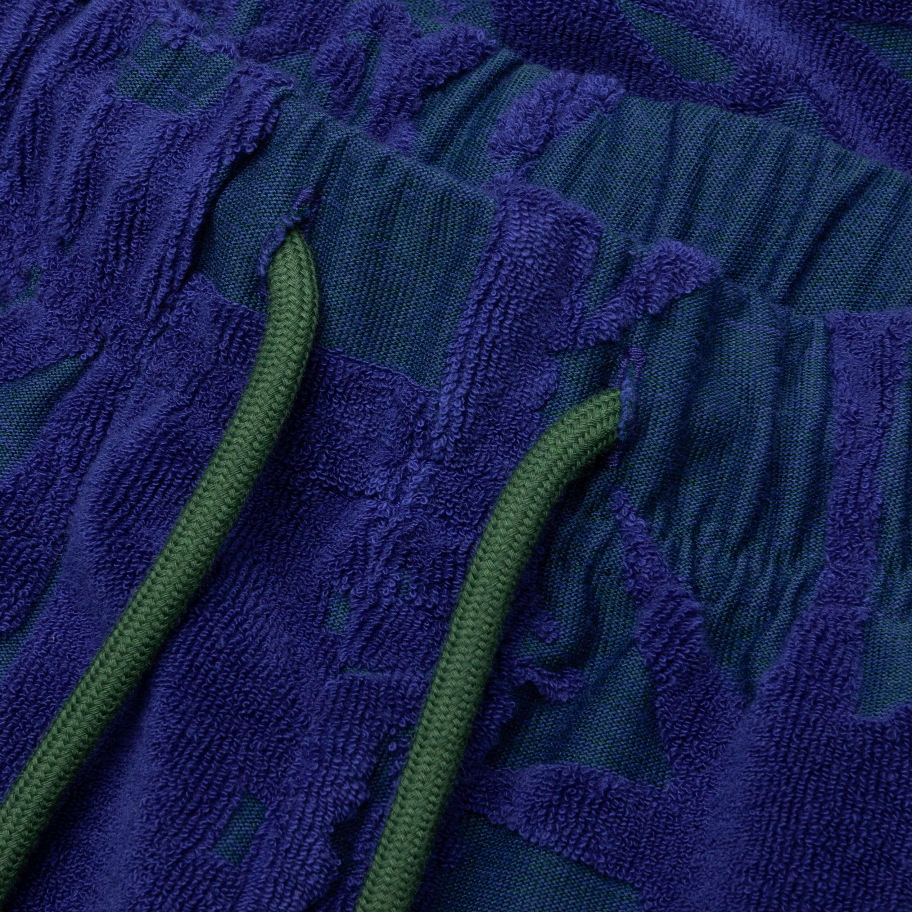 Terry Towelling Short - Blue/Green - Image 3