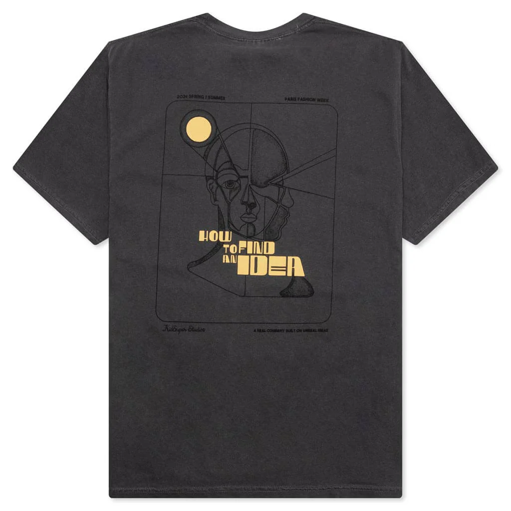 How To Find An Idea Tee - Black - Image 2