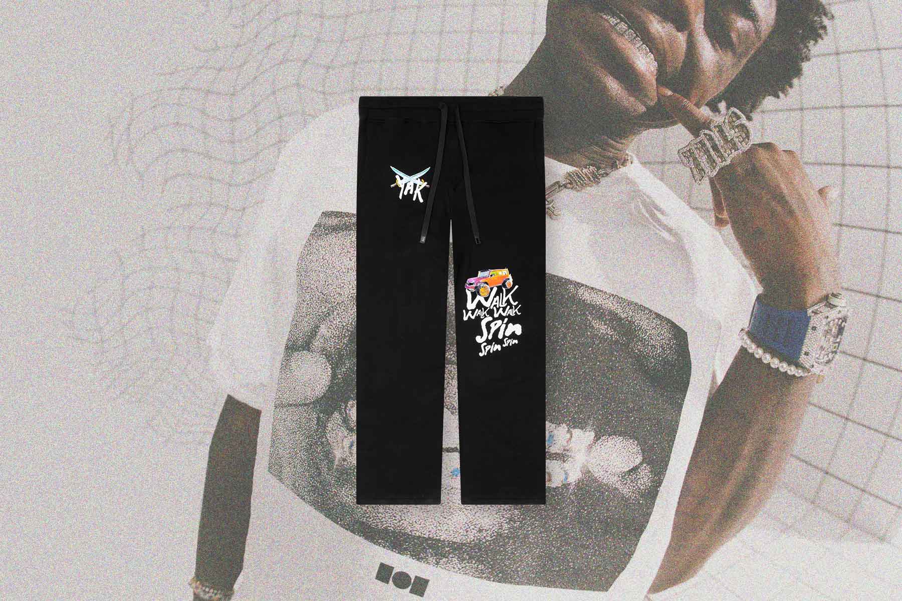 Nahmias x Kodak Black KTB Sweatpants - Black - Image 8