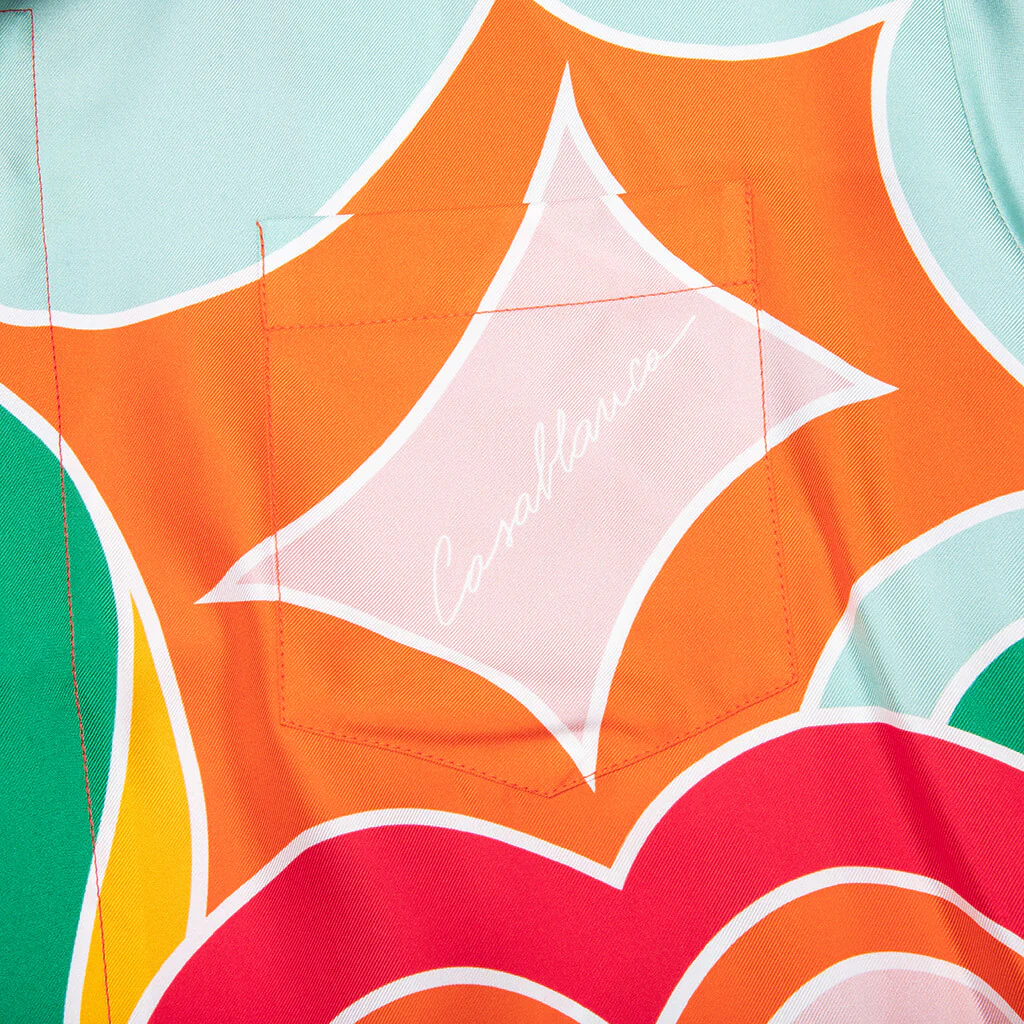 Le Pouvoir Des Fleures Silk Twill Shirt - Multi - Image 3