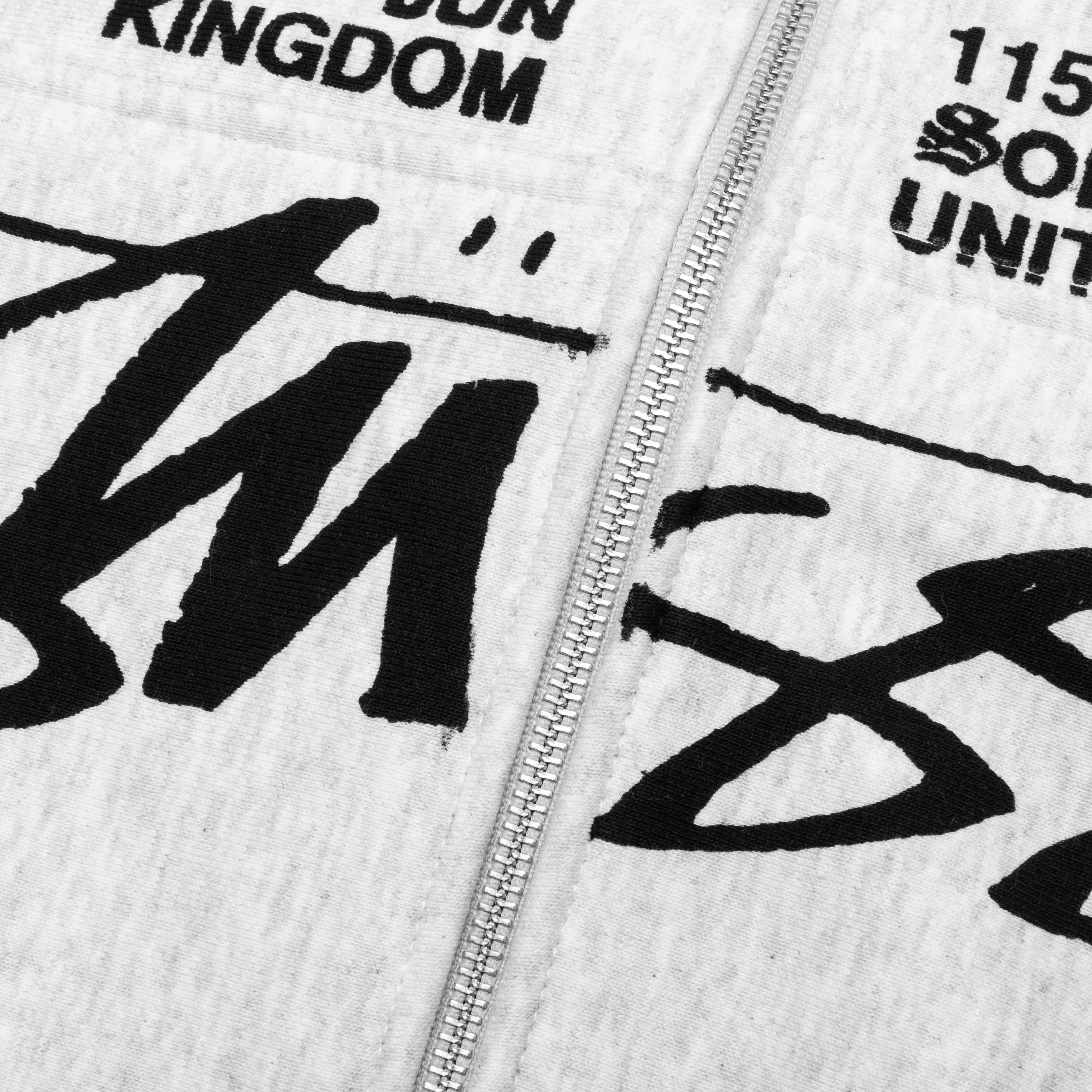 Locations Zip Hoodie - Ash Heather - Image 4