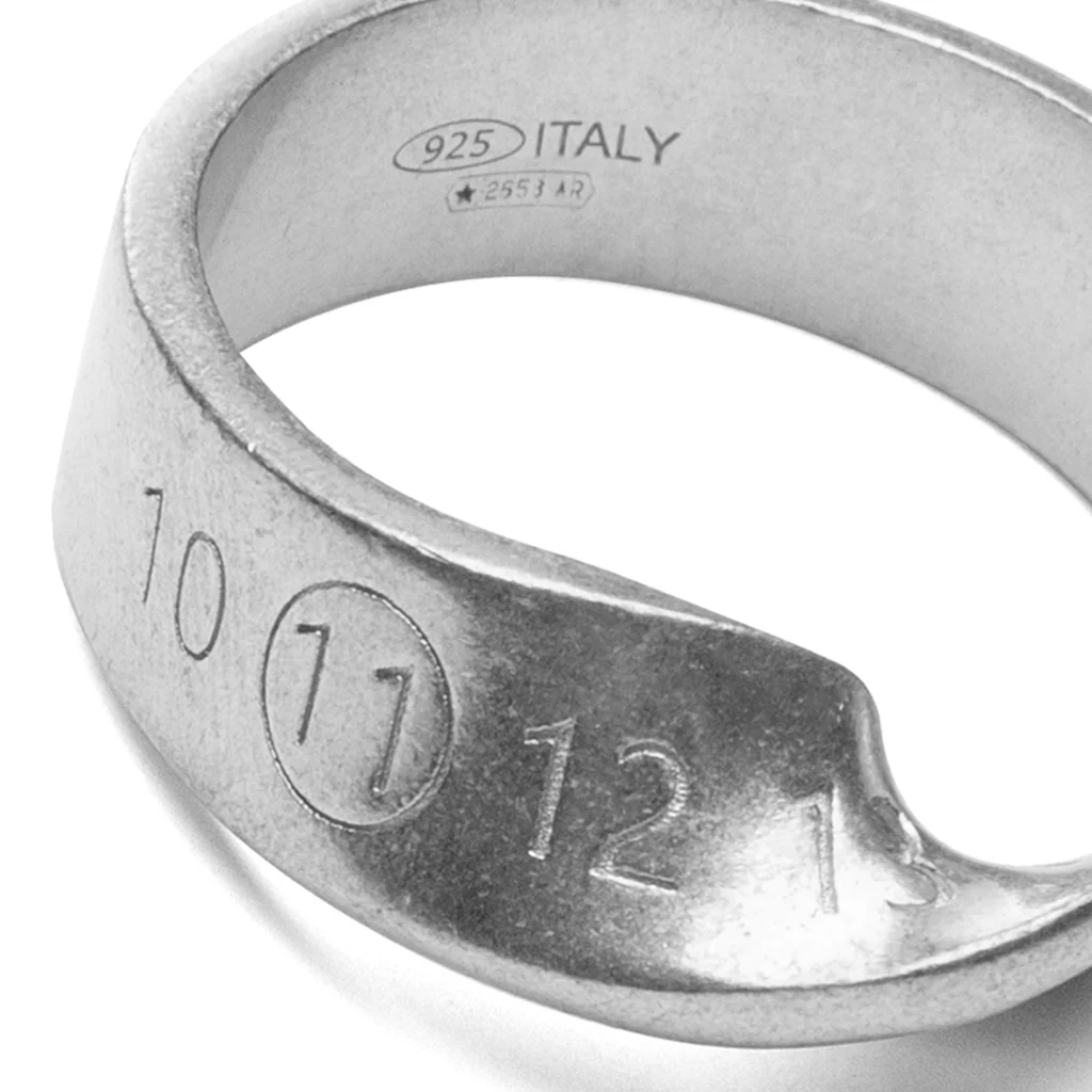 Curved Ring - Palladio Semi Polished - Image 2