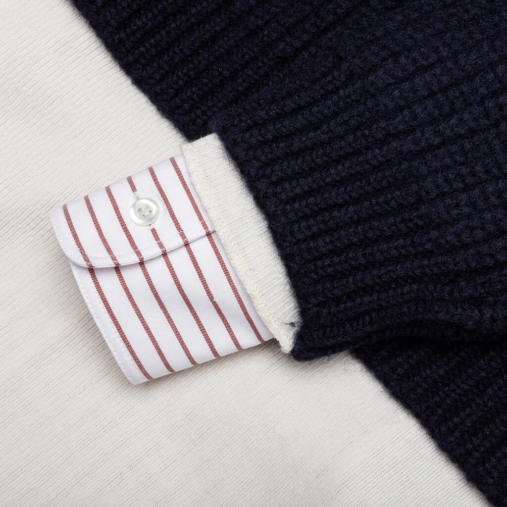 Layered Shirt - White/Midnight - Image 5