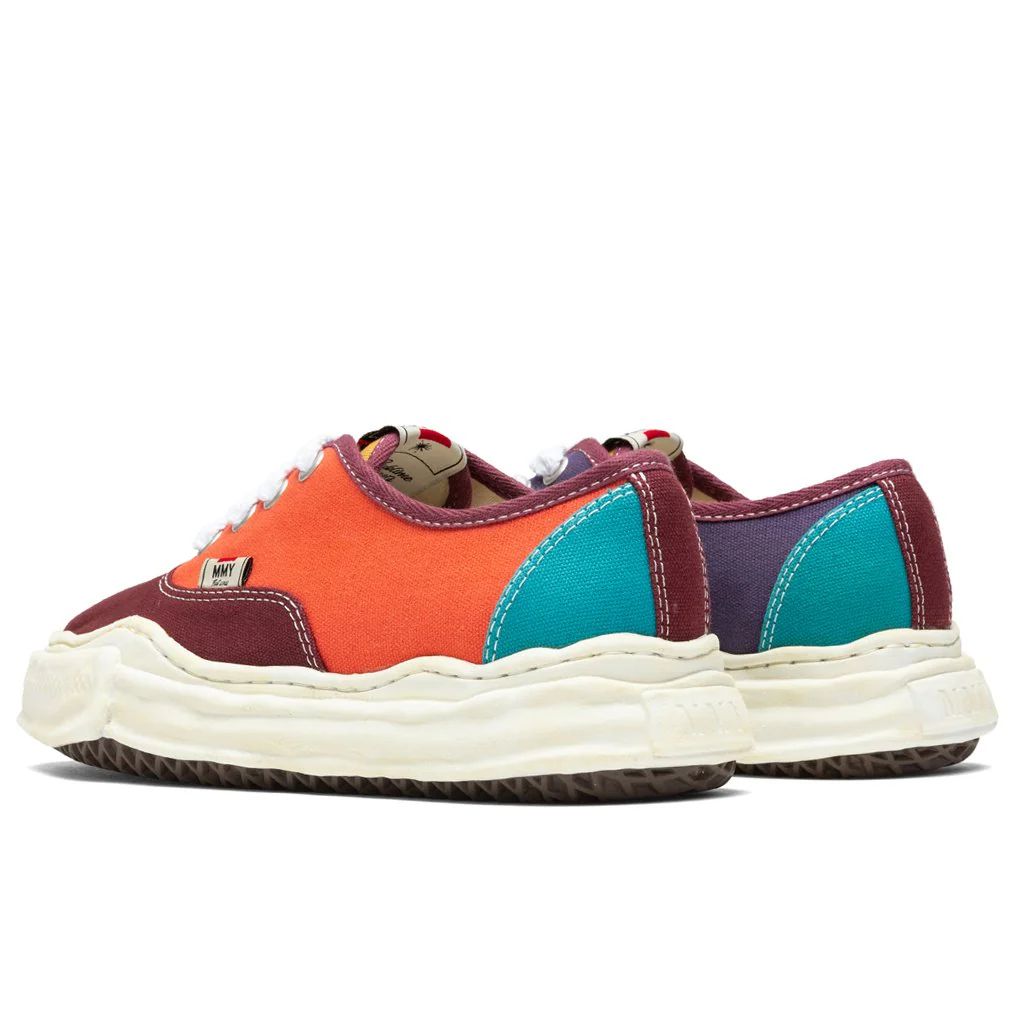 Baker Low OG Sole Overdyed Sneaker - Orange - Image 3