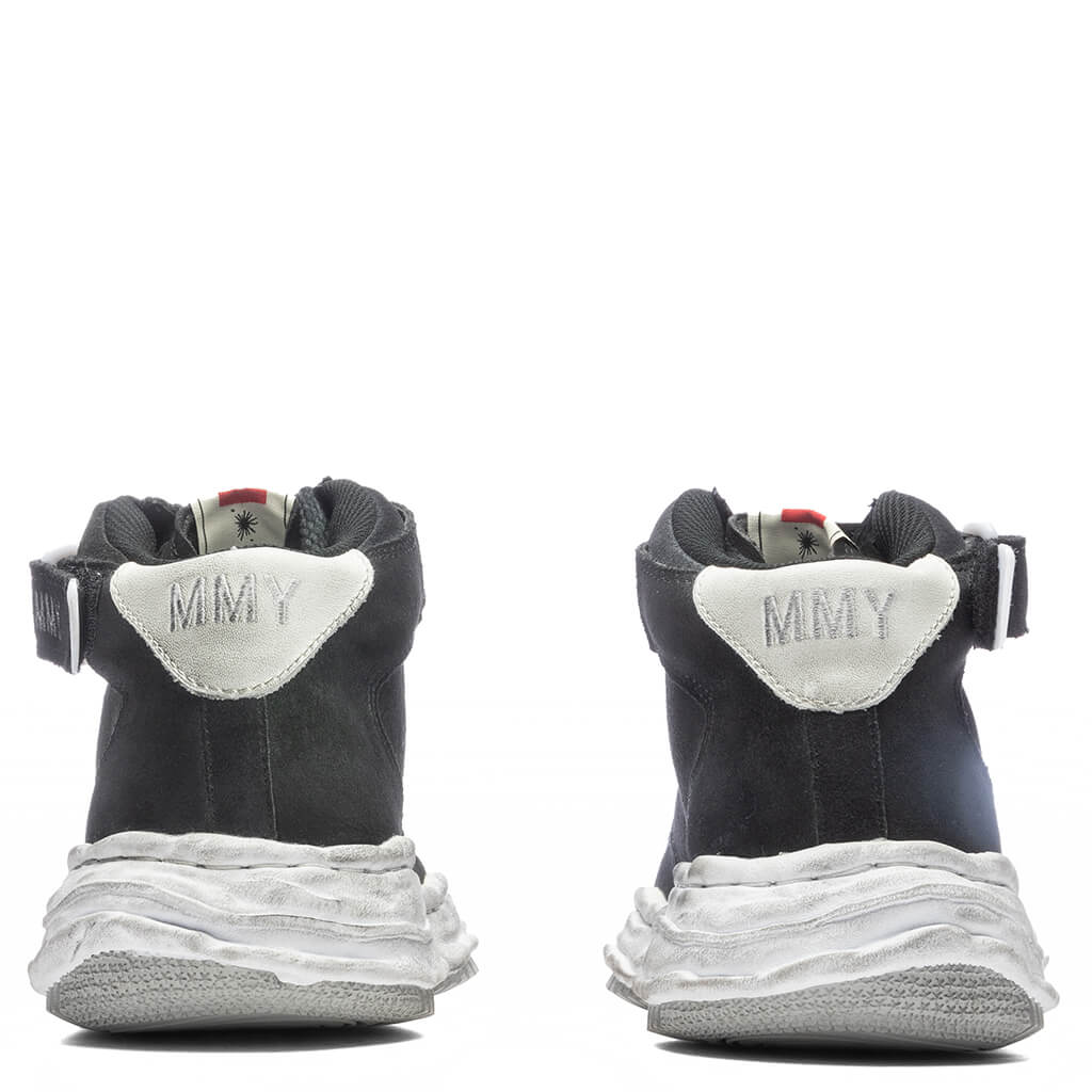 Wayne Brushed Suede High - Black - Image 4