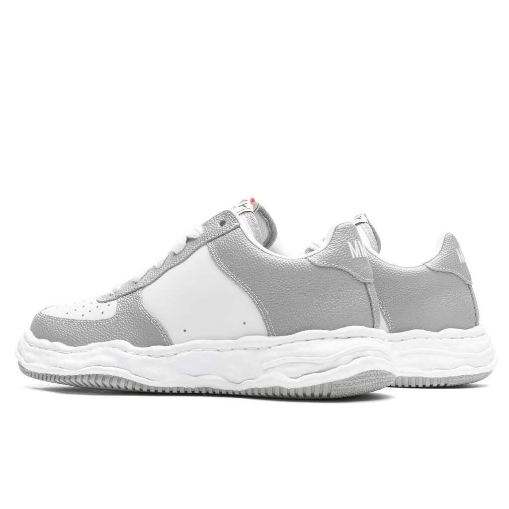 Wayne Low OG Sole Basket Leather - Grey/White - Image 3