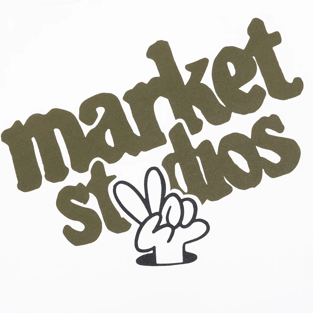 Market Studios T-Shirt - White - Image 3