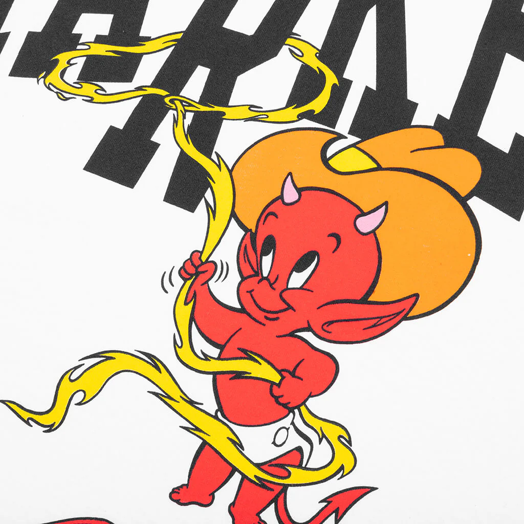 Market x Hot Stuff Cowboy Arc S/S T-Shirt - White - Image 3