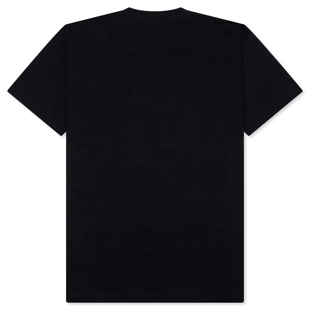 Smiley Call My Lawyer Bear T-Shirt - Jet Black - Image 2