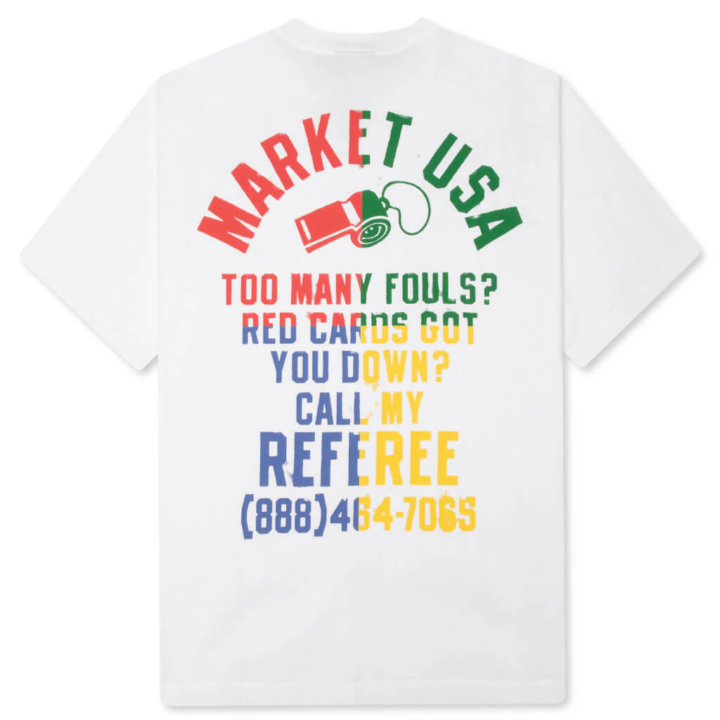Smiley Foul Play T-Shirt - White - Image 2