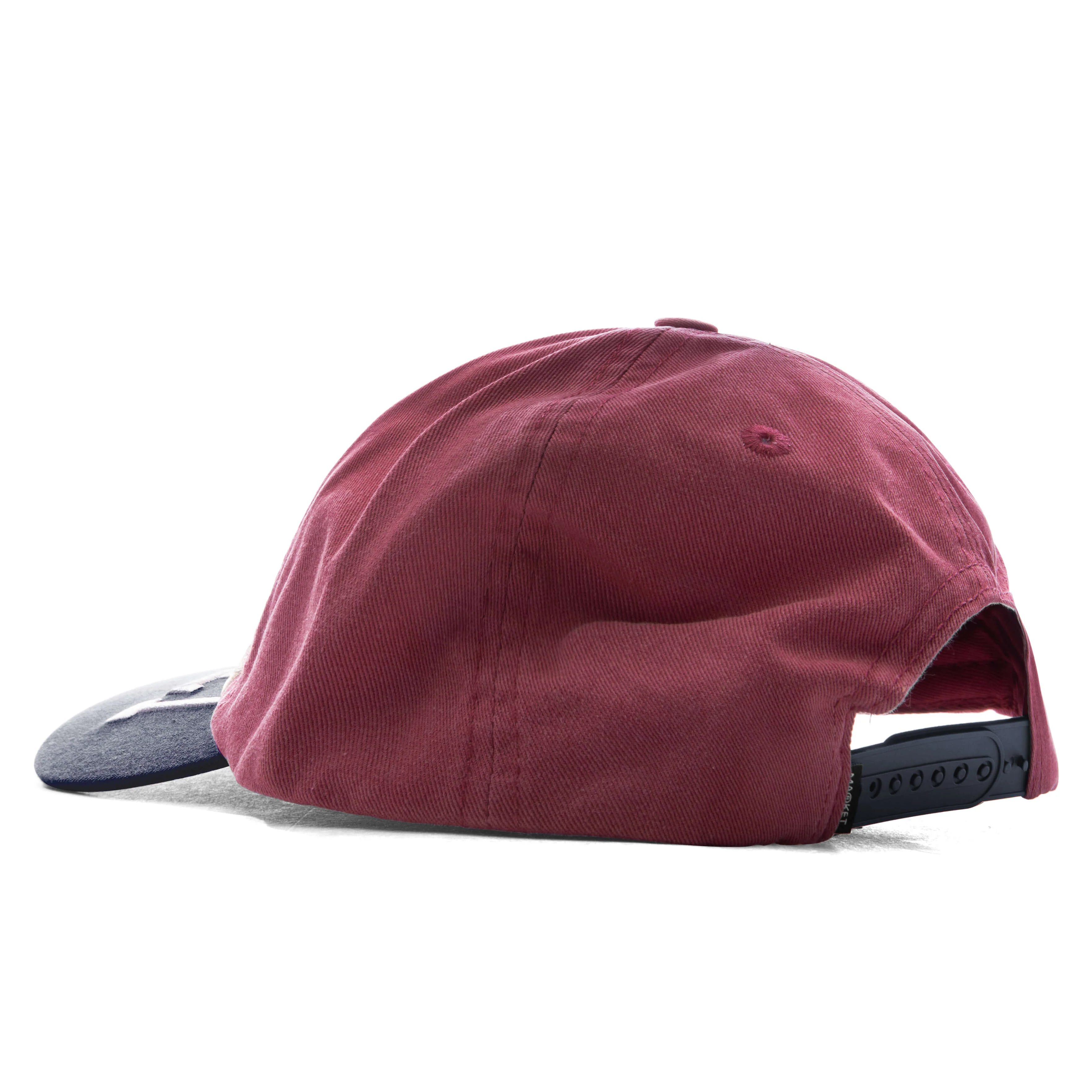 Market Vintage Arc 6-Panel Hat - Wine/Skipper/Blue - Image 4