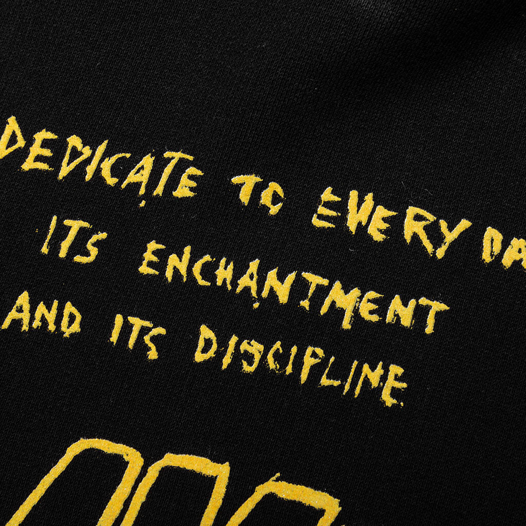 Maxi Slogan Hoodie - Black - Image 4