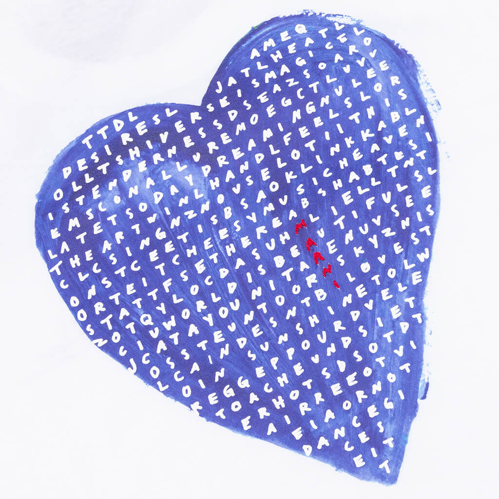 Wordsearch T-Shirt - Lily White - Image 4