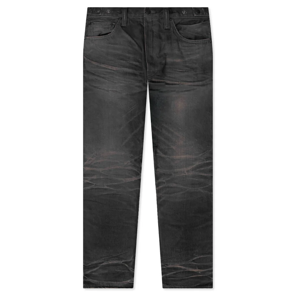 Edo Straight Jean - Worn Black
