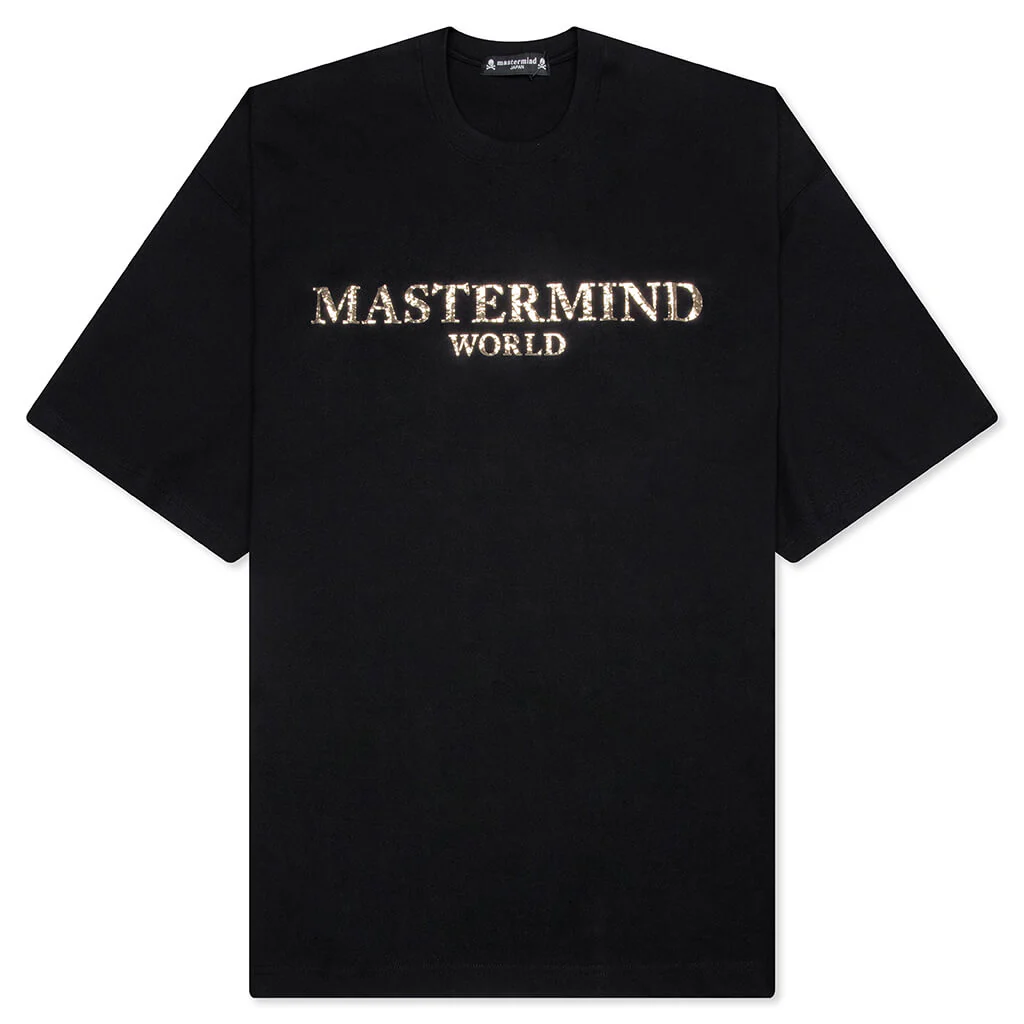 Oversized Mirror Logo S/S Tee - Black