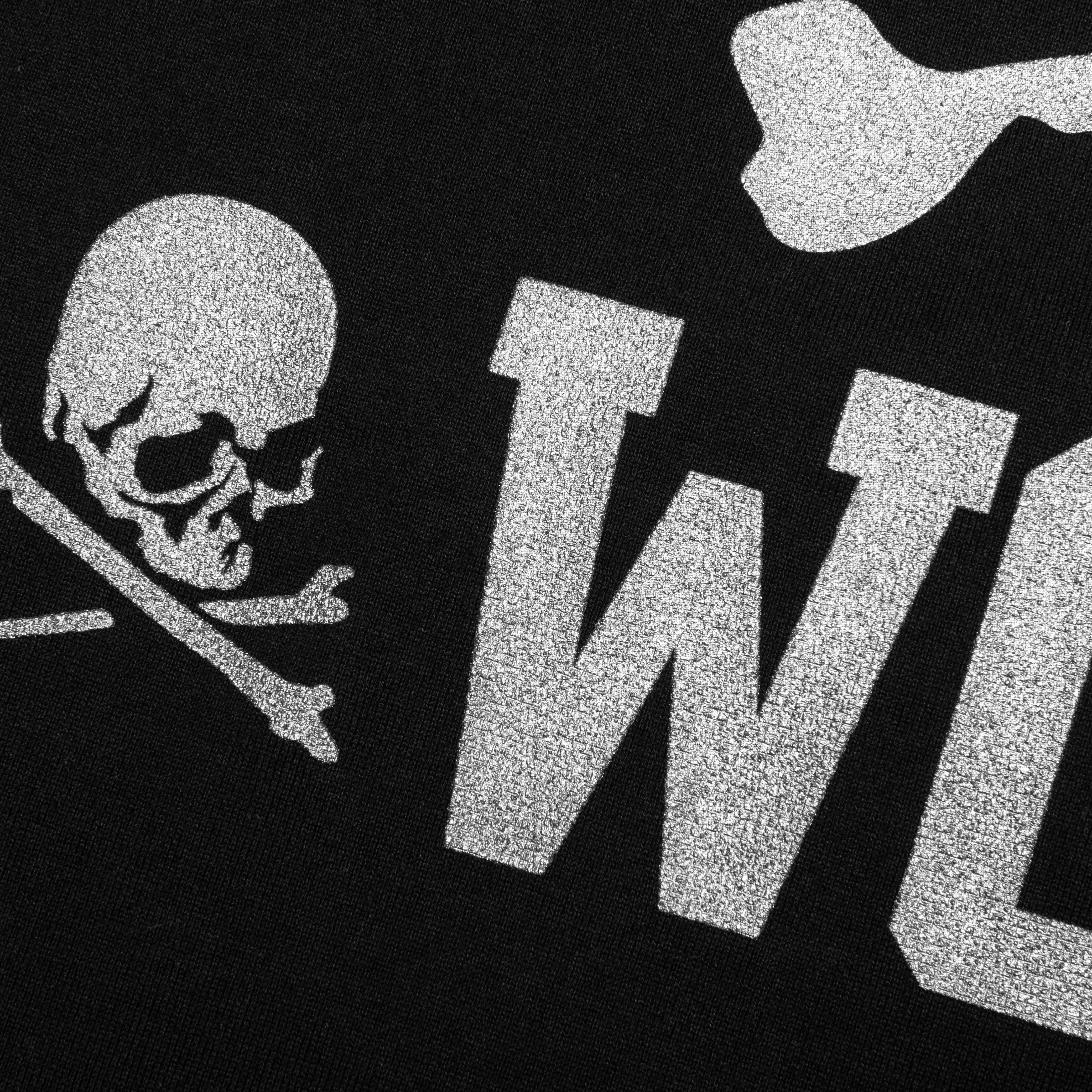 College Logo Tee - Black - Image 4