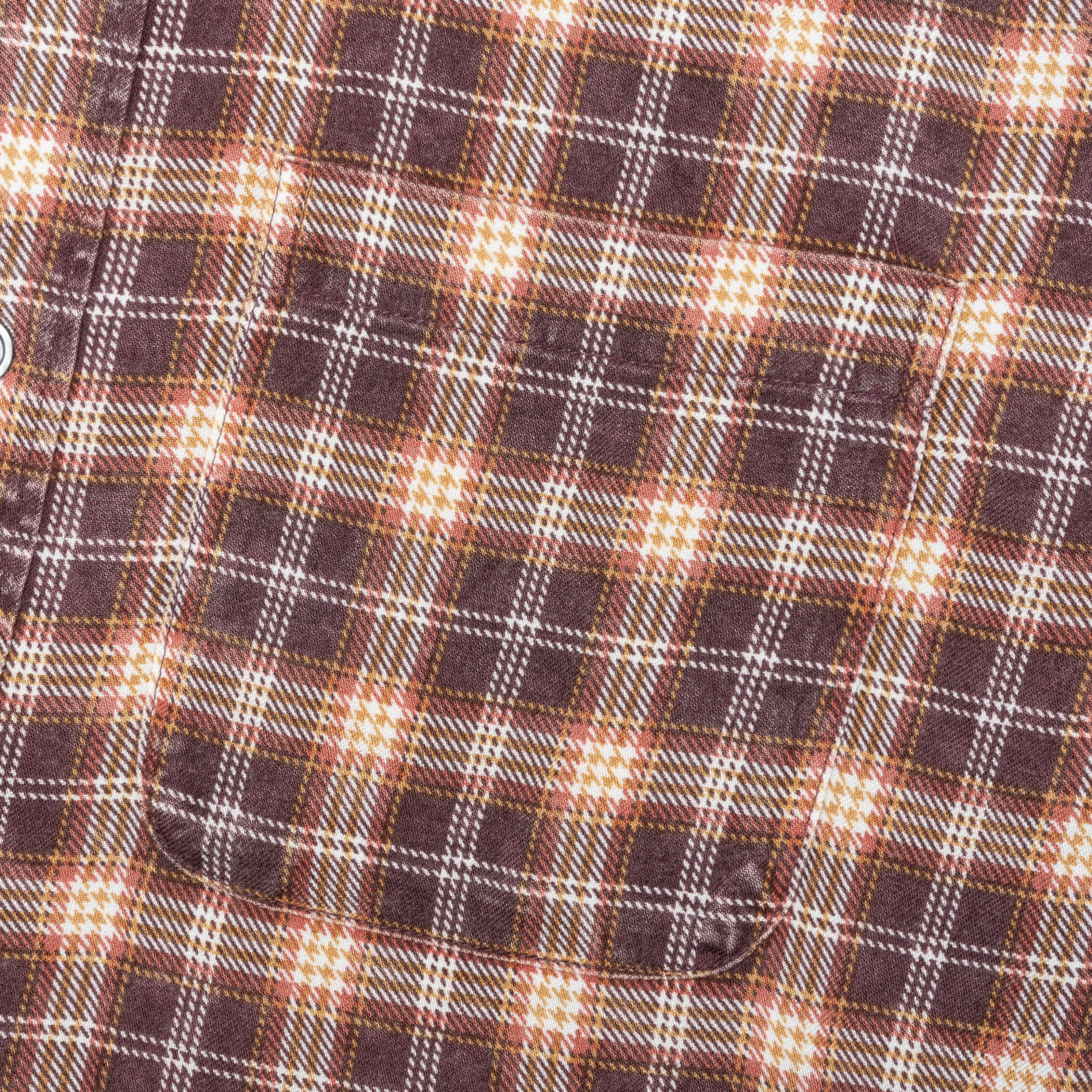 Matthew Plaid Shirt - Brick - Image 4