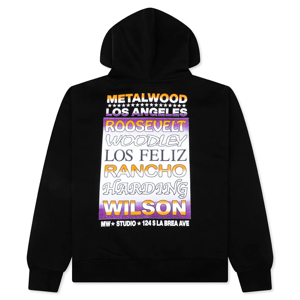 Flyer Hooded Sweatshirt - Black - Image 2