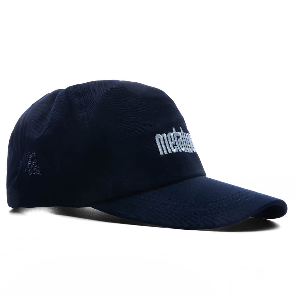 Metal Logo 5-Panel Hat - Navy - Image 3