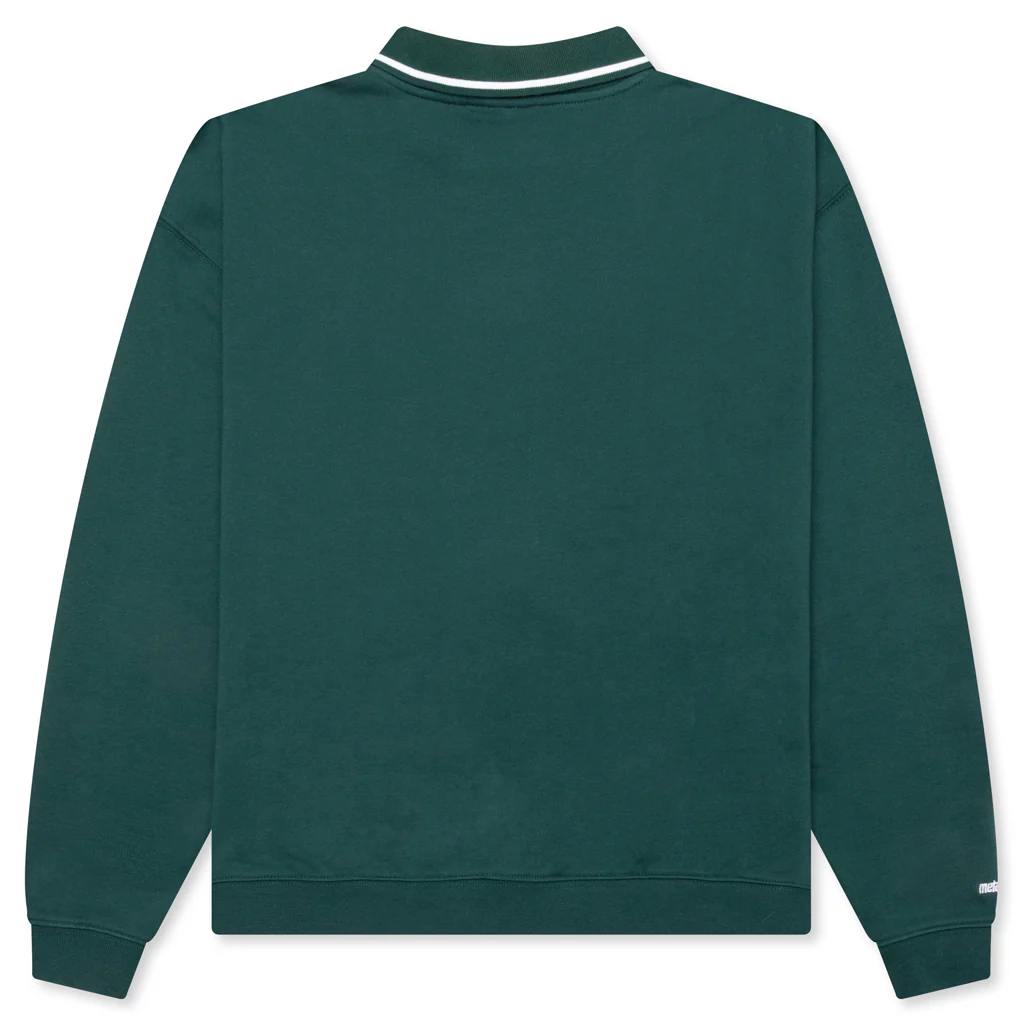 Phuk Luzin Collared Sweatshirt - Spruce - Image 2