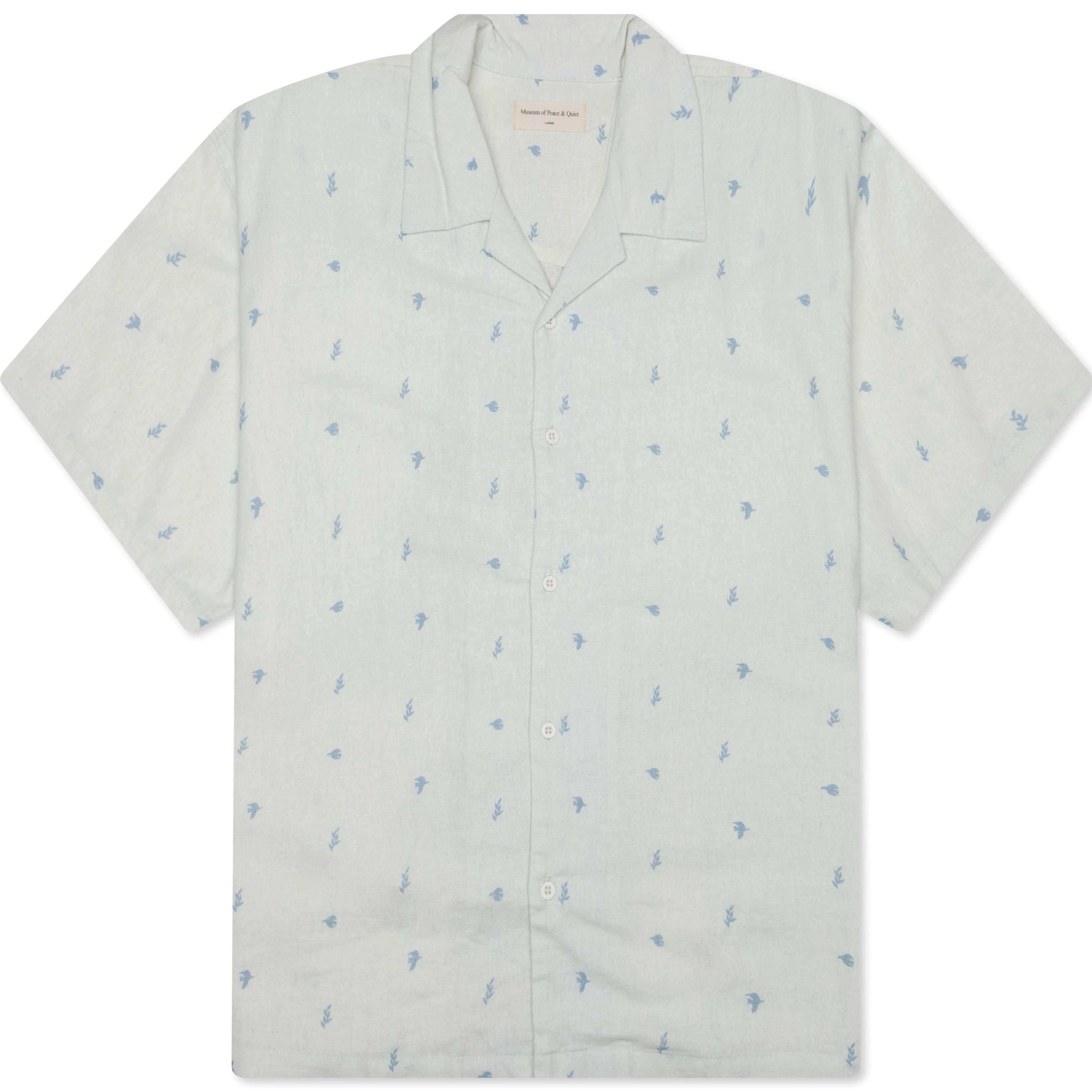 Doves Linen Button-Up - White