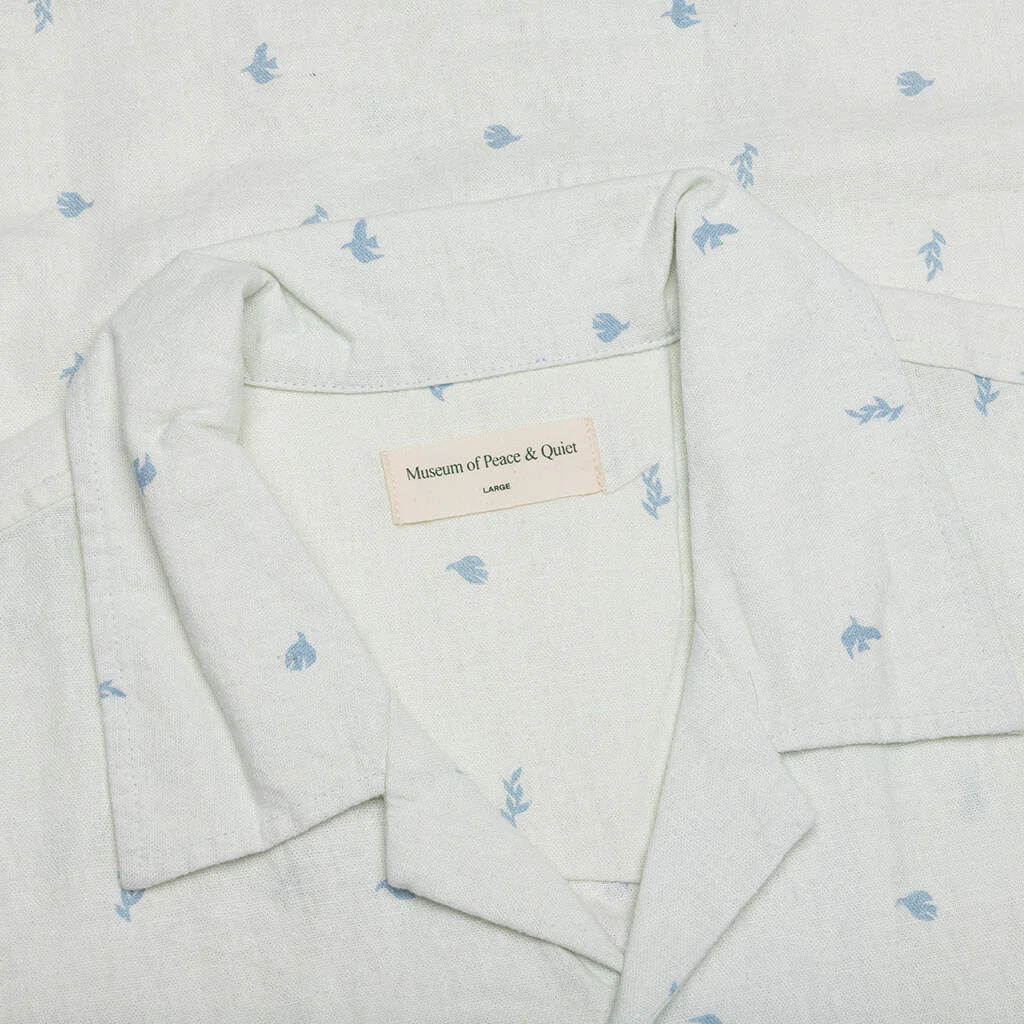 Doves Linen Button-Up - White - Image 3