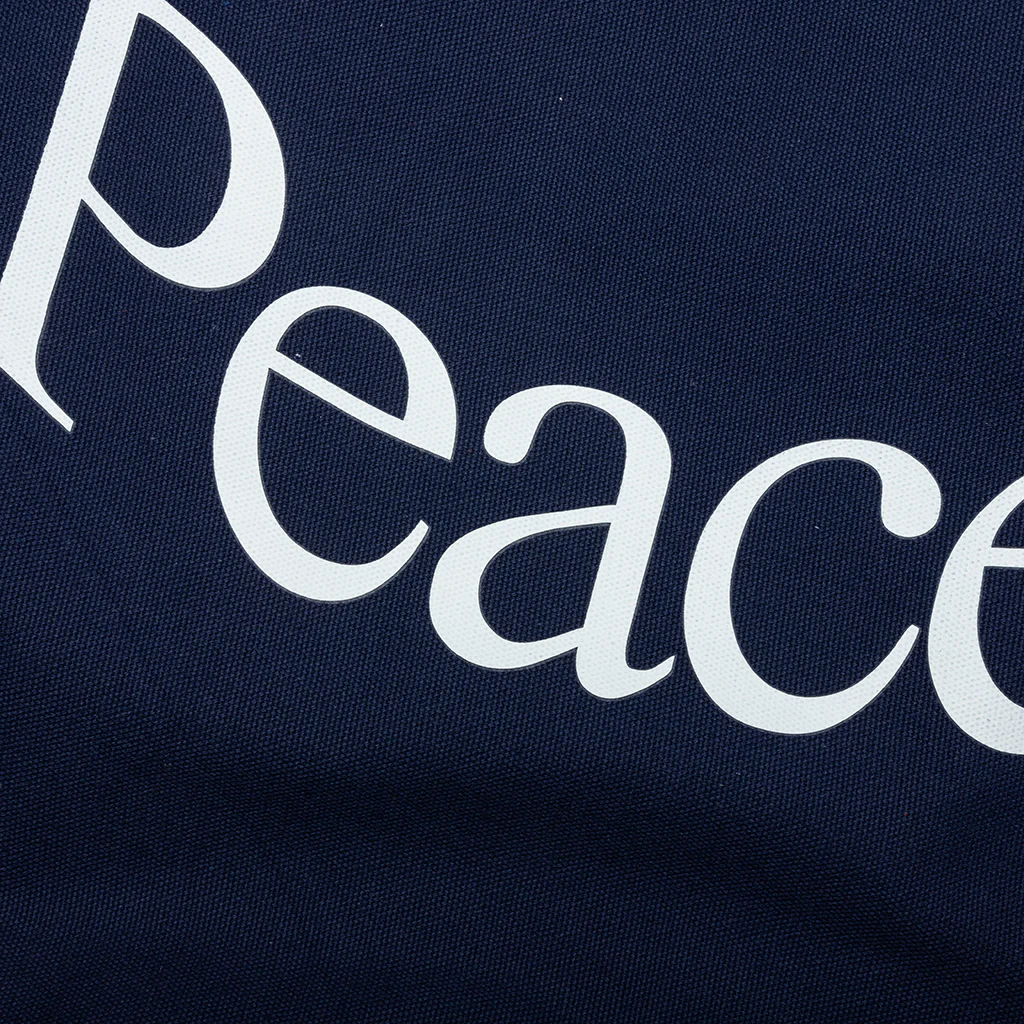 Wordmark Tote Bag - Navy - Image 3