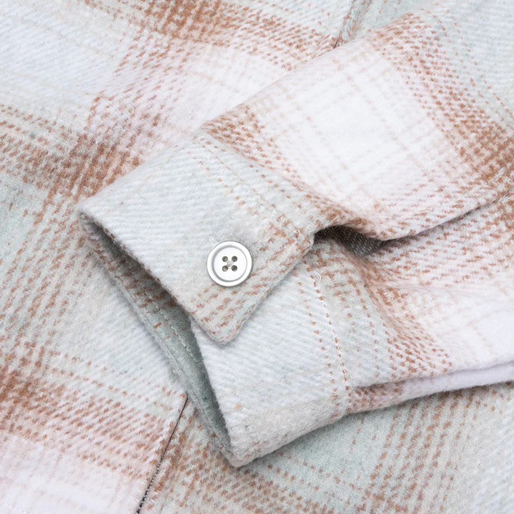 Wordmark Zip Shirt - Sage - Image 5
