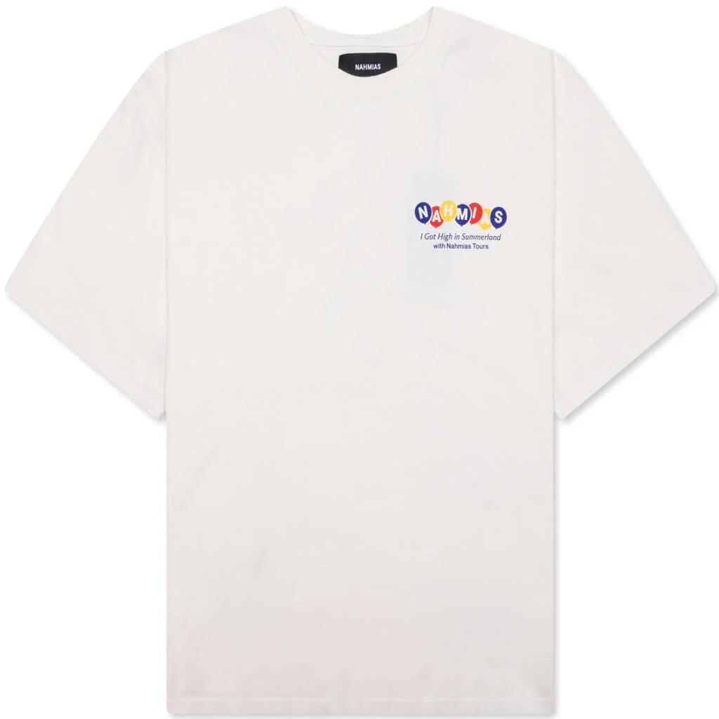 High in Summerland Boxy T-Shirt - Egg White