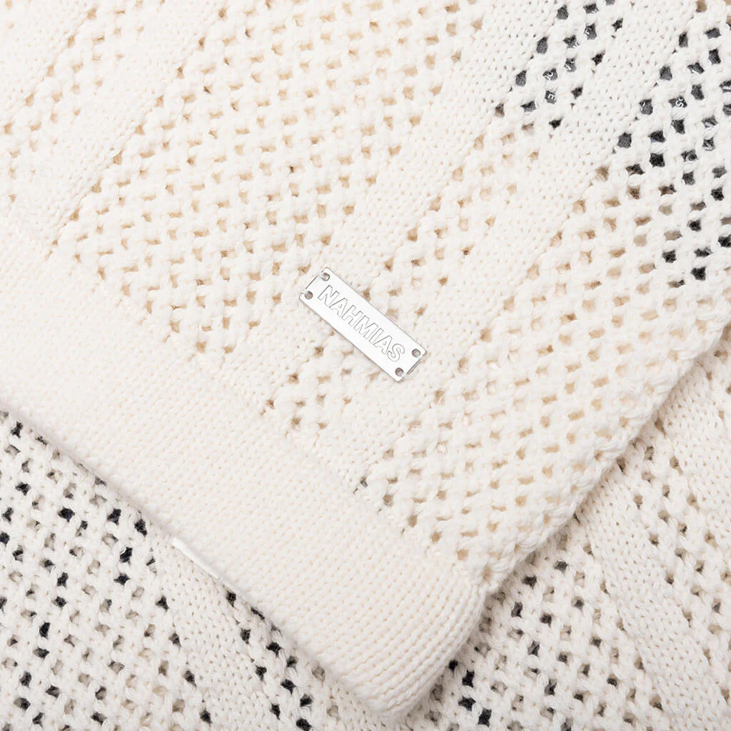 Knitted Tech 'N' Football Shirt - Ivory - Image 5