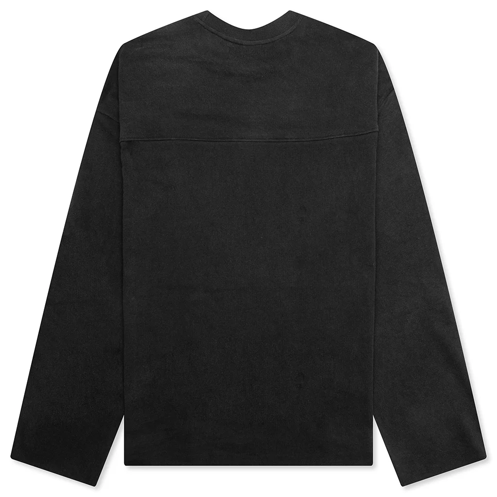 Miracle Academy Varsity L/S Shirt - Sunfade Black - Image 2