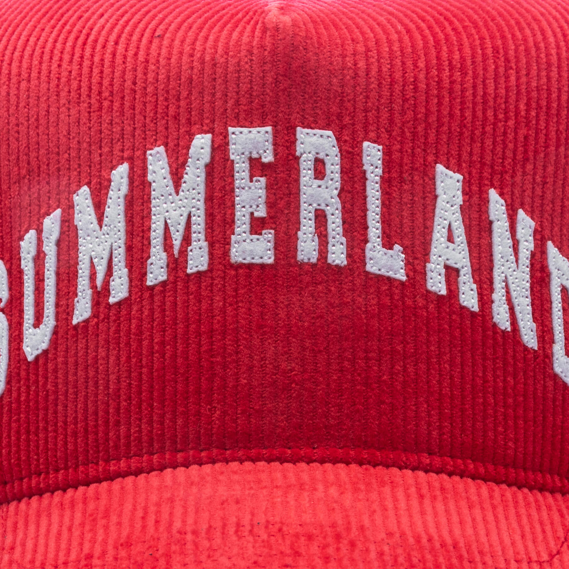 Summerland Corduroy Trucker Hat - Cherry - Image 2