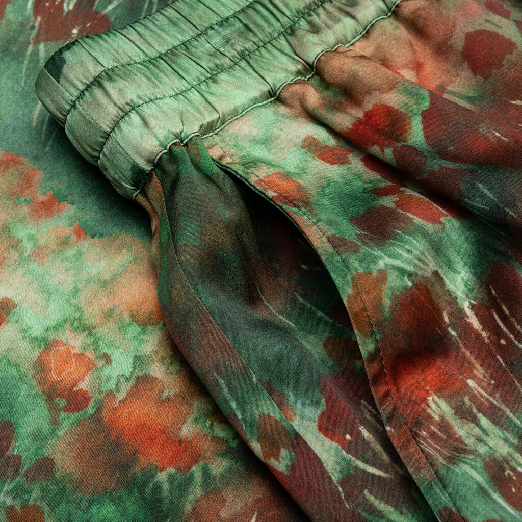Summerland Sunset Silk Shorts - Landscape Poppies - Image 4