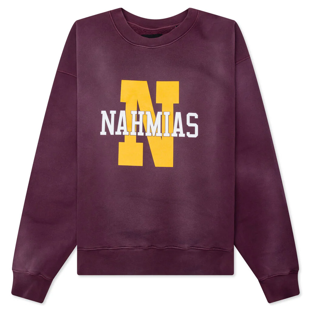 Teams Crewneck - Sunfade Plum