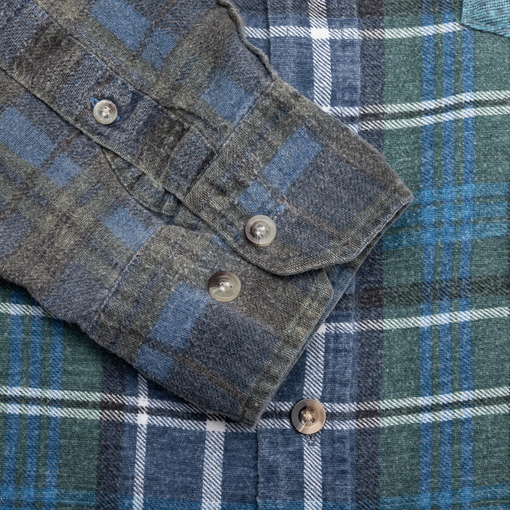 7 Cuts Wide Flannel Shirt - Assorted - Image 5