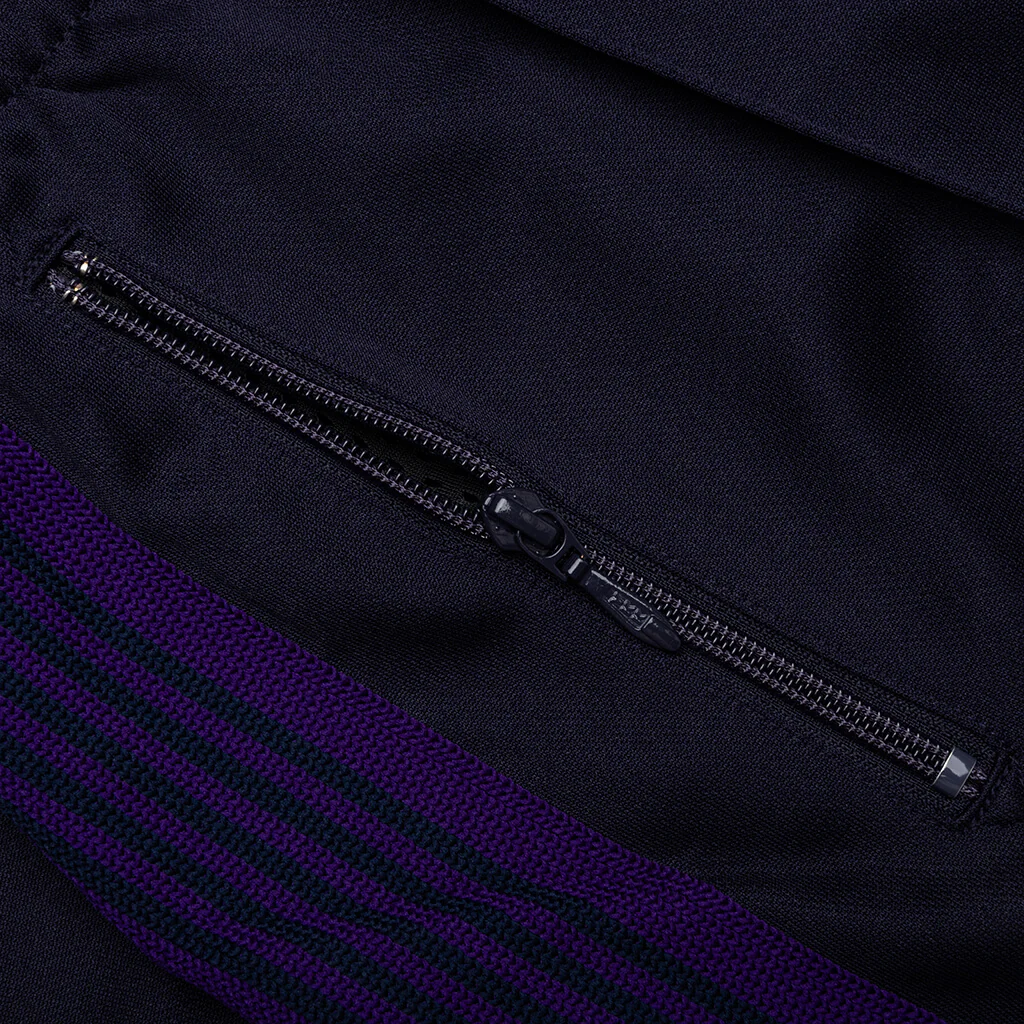 Boot-Cut Track Pant Poly Smooth - Navy - Image 3