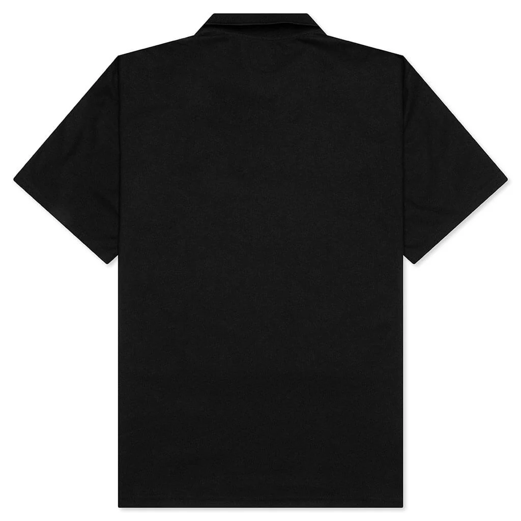 S/S Polo Shirt - Black - Image 2
