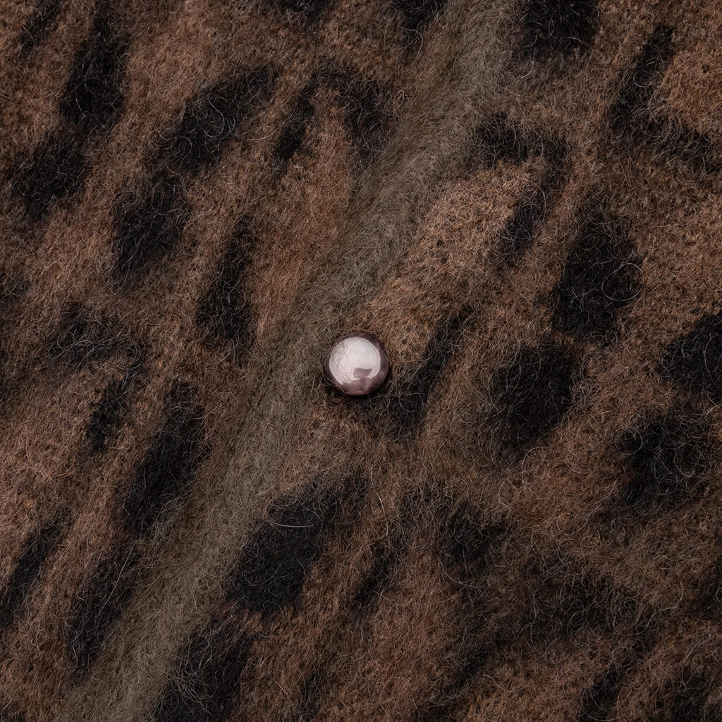 Mohair Cardigan Papillon - Olive - Image 4