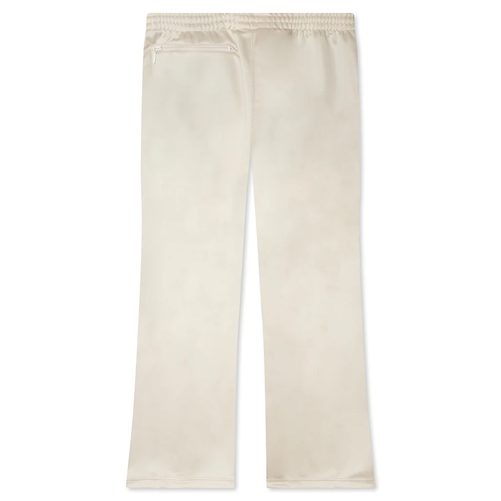 Poly Smooth Boot-Cut Track Pant - Ivory - Image 2