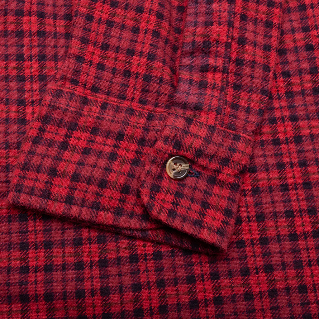 Ribbon Over Dye Flannel Shirt - Assorted - Image 5