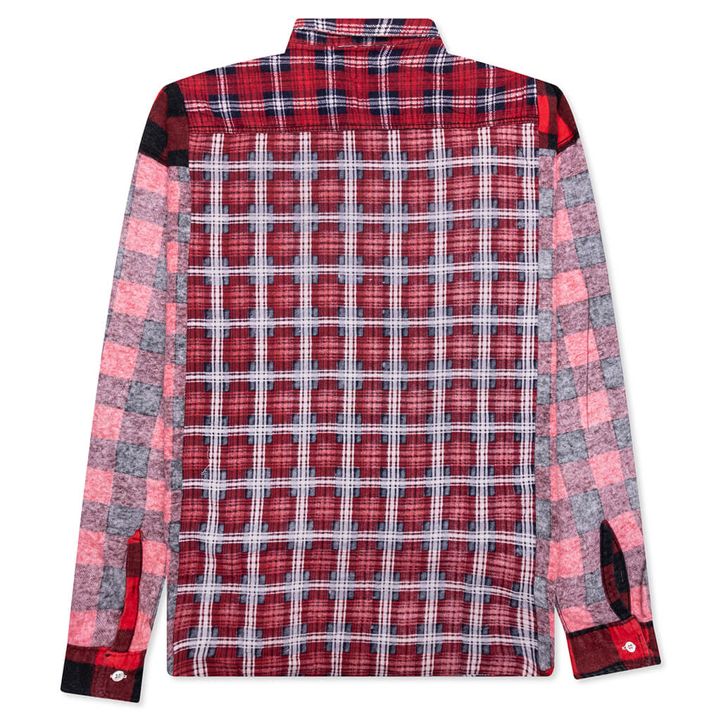 Ribbon Wide I.O. Flannel Shirt - Assorted - Image 2