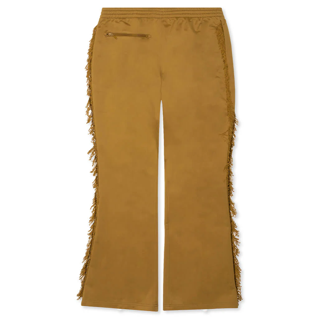 Tricot Jersey Fringe Track Pant - Gold - Image 2