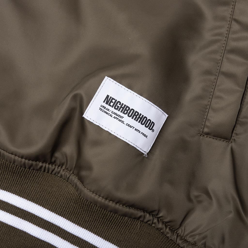 Baseball Jacket - Olive Drab - Image 6