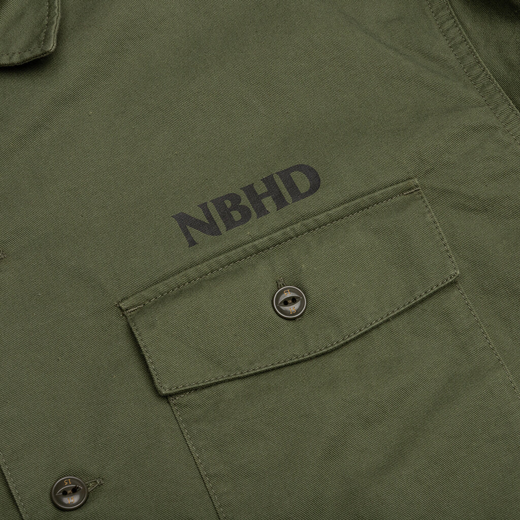 BDU Shirt L/S - Olive Drab - Image 4