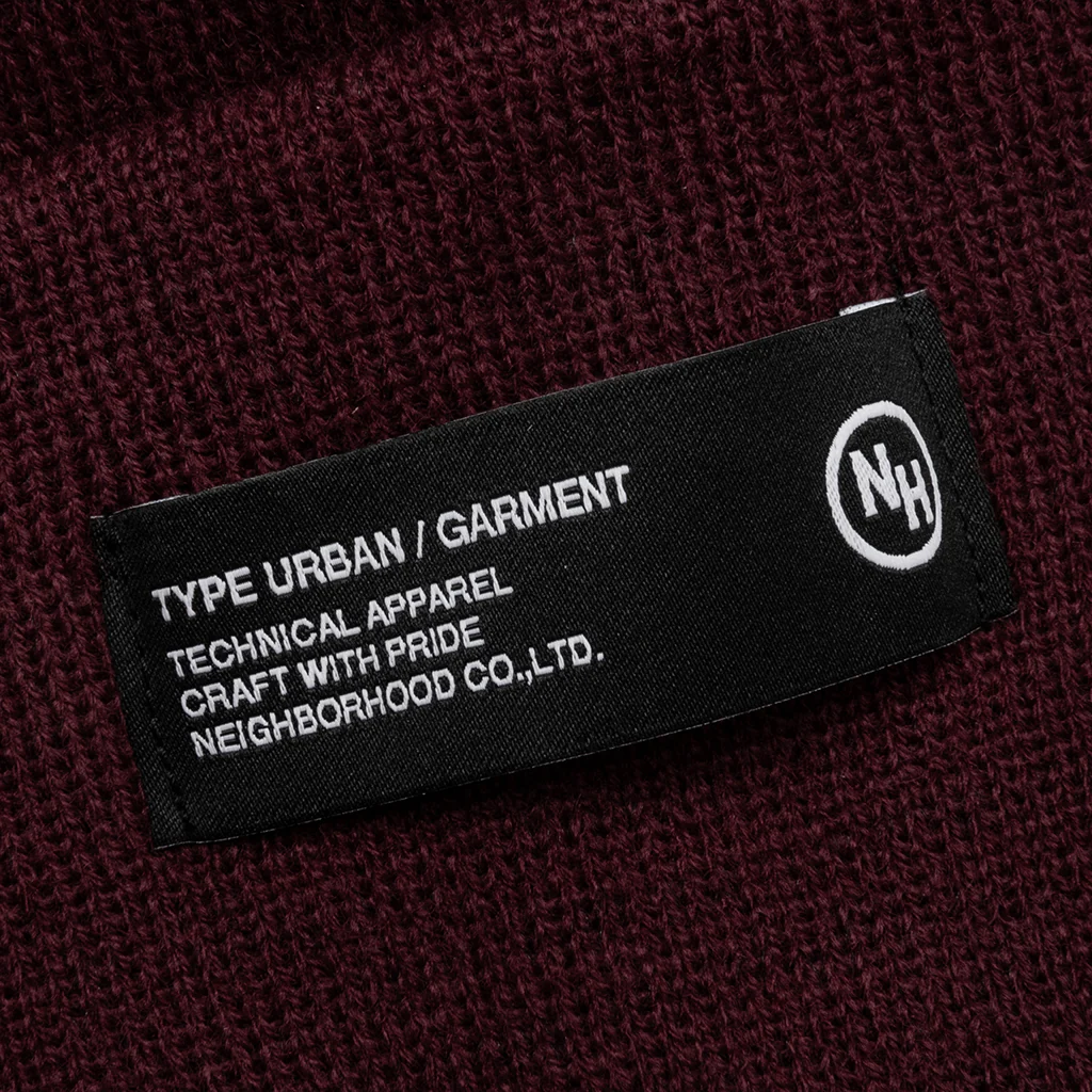 Beanie - Burgundy - Image 2