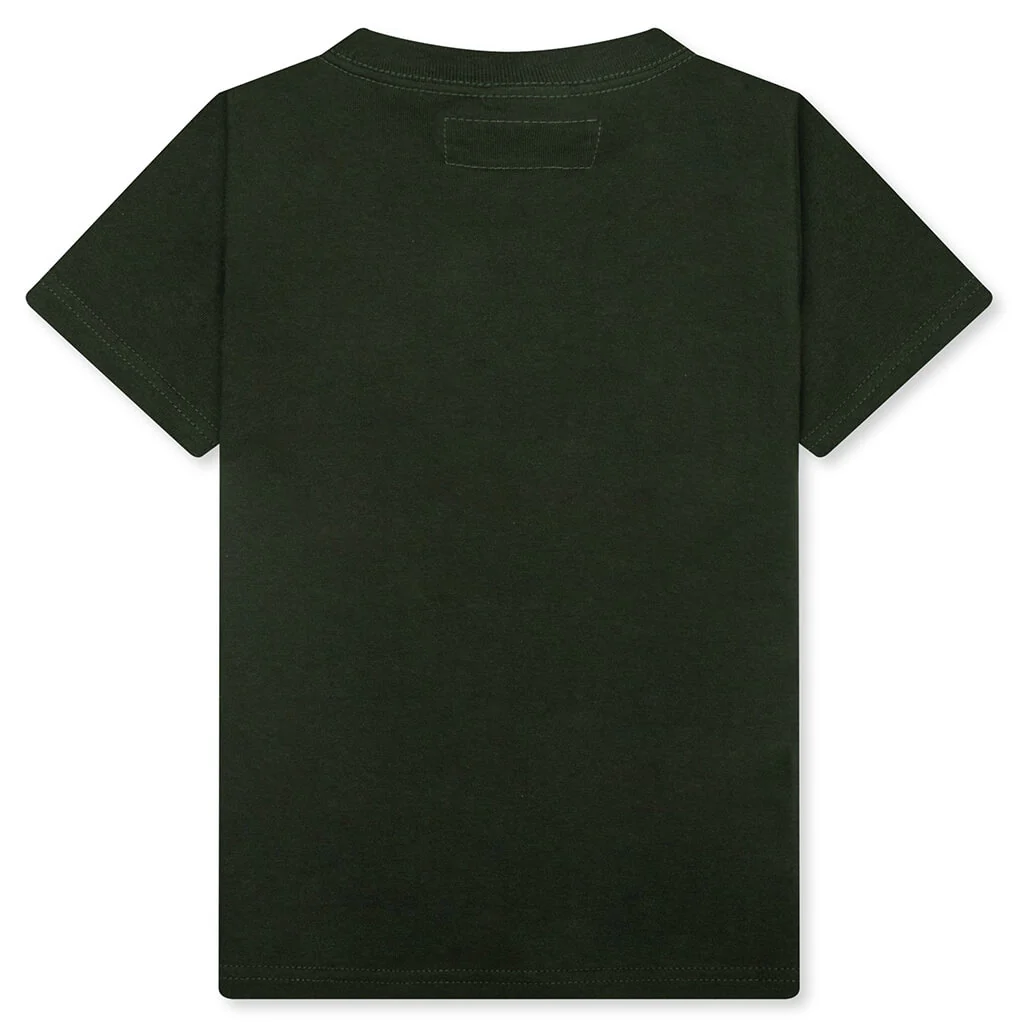 Kid's OT. S/S Tee 1 - Olive Drab - Image 2