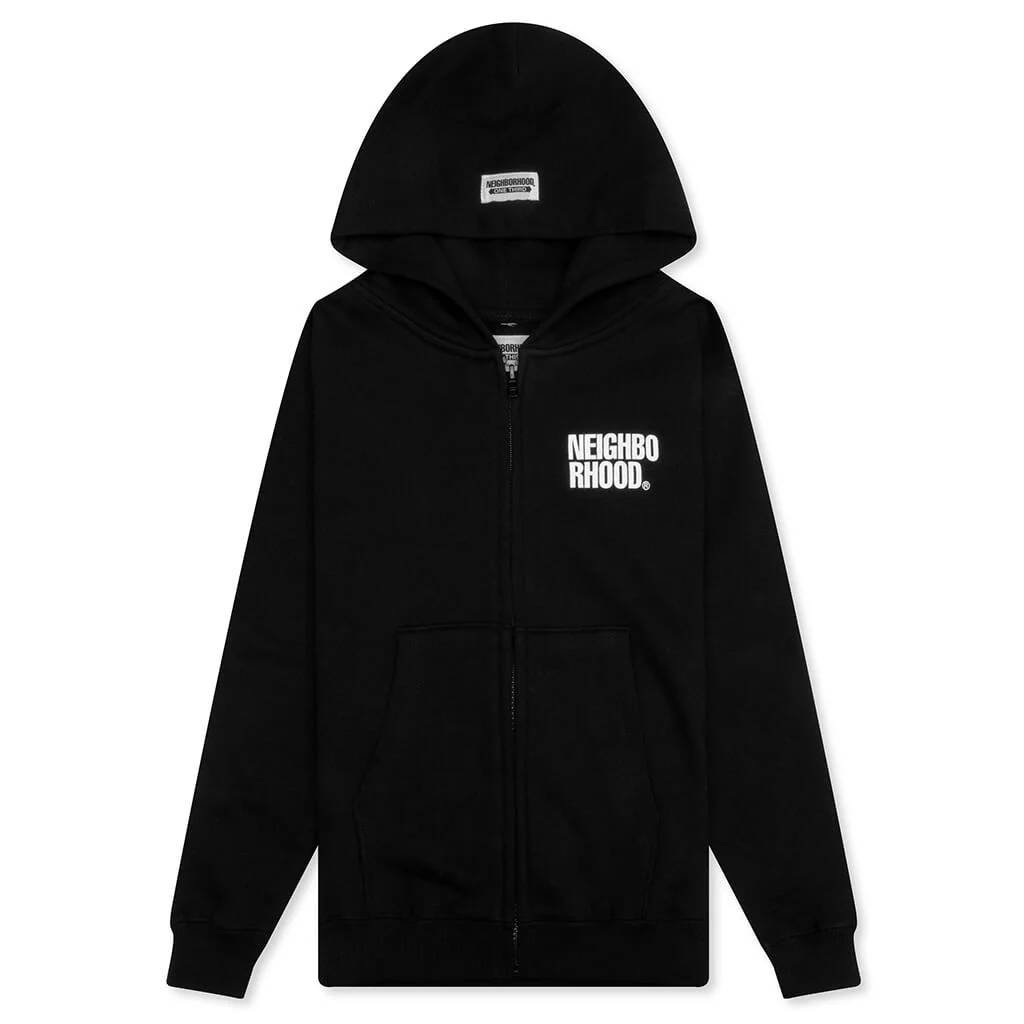 Kids OT . Sweat Zip Hoodie LS - Black