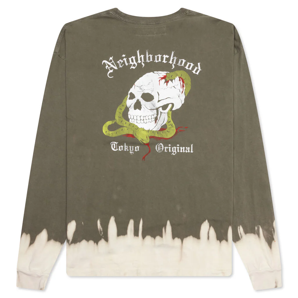 Savage Crewneck L/S - Olive Drab - Image 2